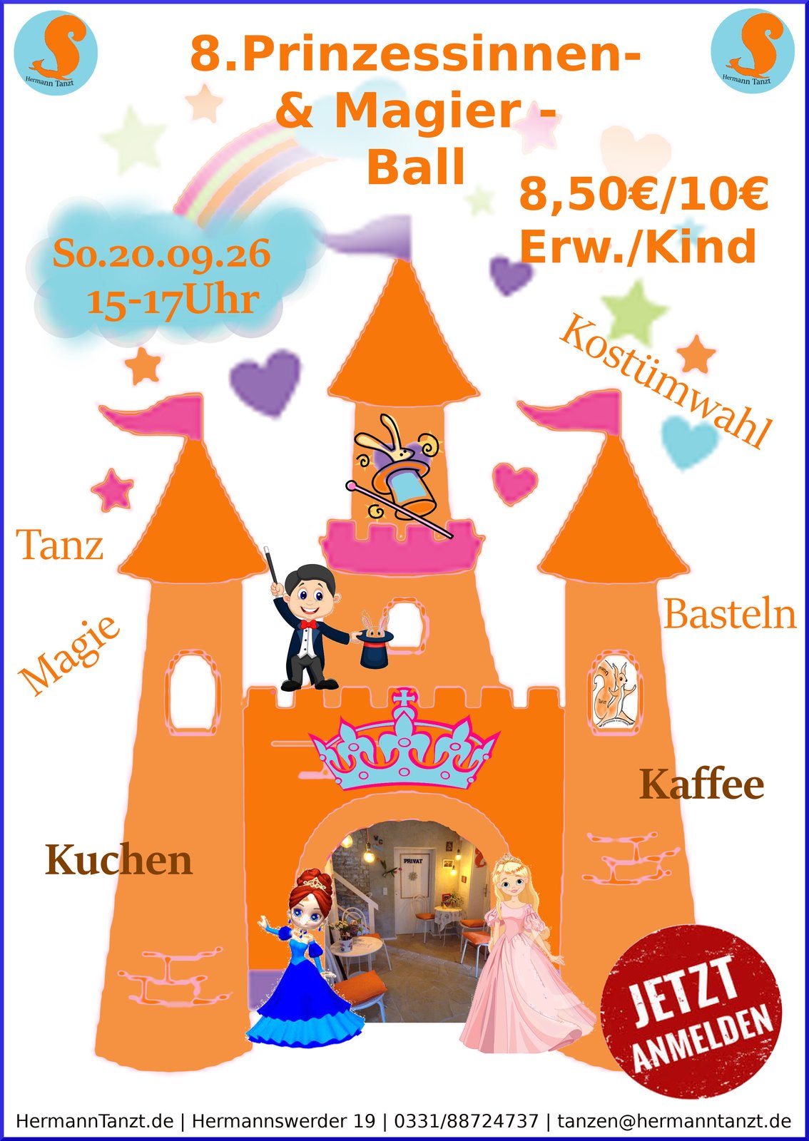 Plakat 8. Prinzessinnen- und Magier-Ball